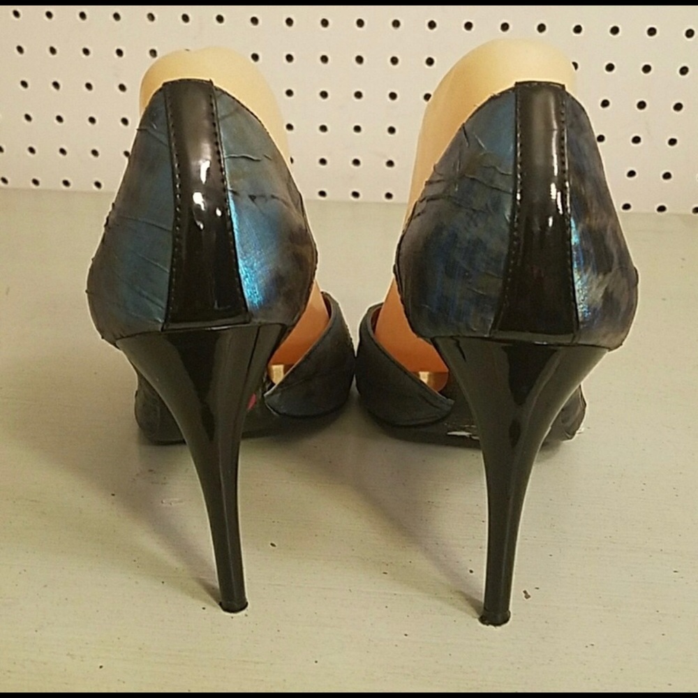 Multi-Blue heels - Picture 3 of 7